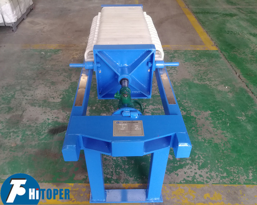 Manual Jack Pressing Chamber Filter Press for Small Scale Wastewater Treatment