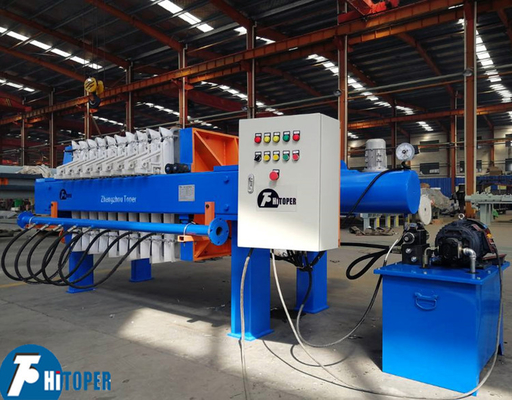 870mm Plate 10m2 Membrane Filter Press 150 Liters Filter Chamber Volume