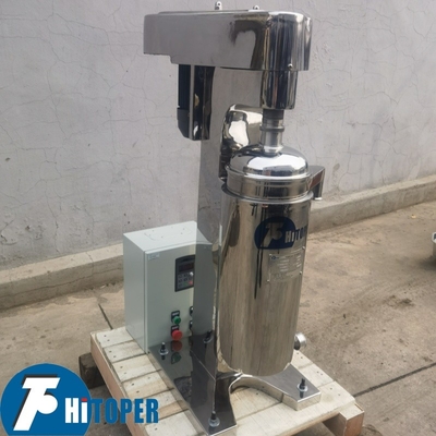 Stainless Steel Tubular Centrifuge for Fine Solids Content Liquid Clarification