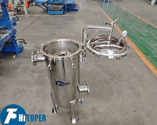 Bag Filter Housing Featuring Stainless Steel Shell and Metal Basket Support for Durable and Industrial Filtration Solutions