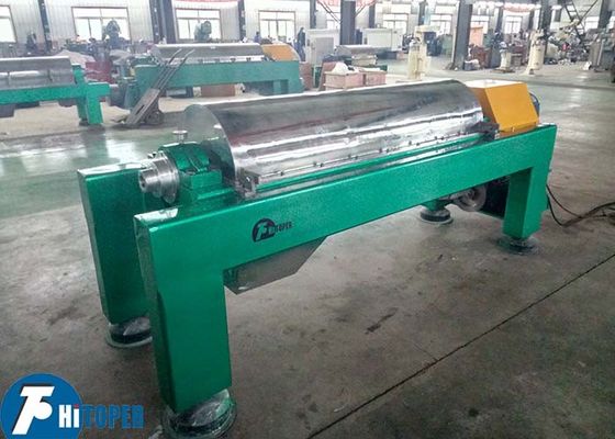 Industrial Decanter Centrifuge Designed to Separate Solid Phase Granules from Suspensions with in Light Industry and Pharmacy Fields