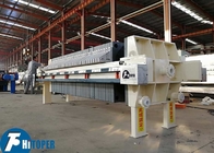 PLC Controlled Automatic Membrane Filter Press , Wastewater Treatment Filter Press Unit