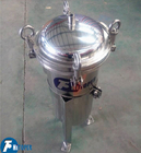 Manual Upper Discharge Stainless Steel Bag Filter Housing for Food and Beverage Industries