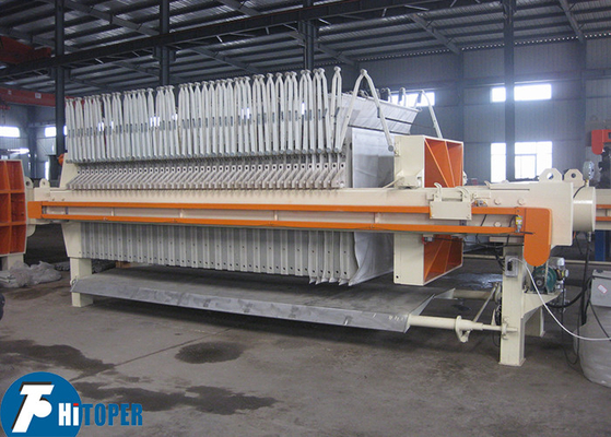 902L Chamber Volume Industrial Filter Press With Automatic Cake Discharge Of Filter Cloth Varicose System