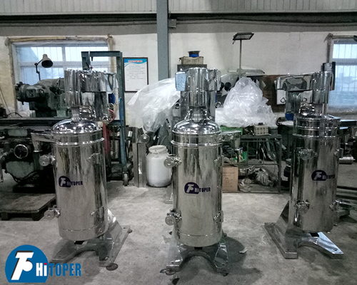 2Phase High Speed 125mm Tubular Centrifuge, 3.0kw Solid Liquid Separation Machine
