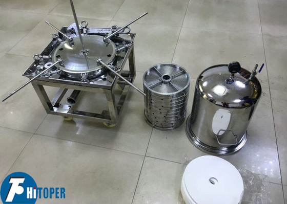 304/316L Stainless Steel Plate And Frame Filter For Gmp Standard Viscous Liquid Filtration