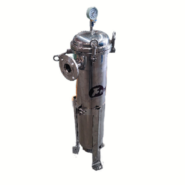 17L Volume Bag Filter Housing Waste Water Filtration Machine with low 0.5mpa Working Pressure