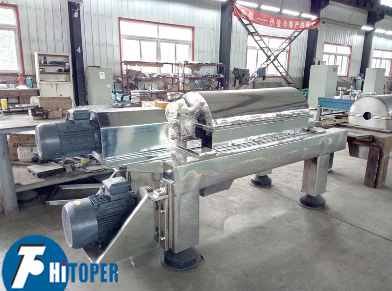 Energy Saving Industrial Decanter Centrifuge with Stainless Steel Material Designed for Continuous Solid Liquid Separation in Food Processing
