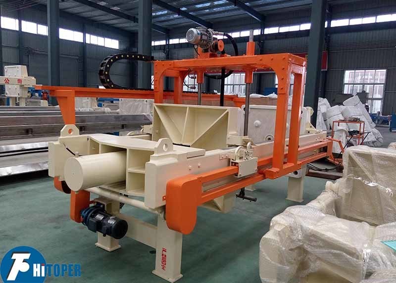 Iron Pyrite Treatment Automatic Chamber Filter Press With Automatic Coth Washing Device