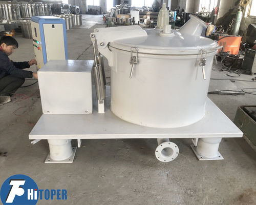 Phòng ly tâm nền tảng với máy nâng túi tự động và xả trên cùng cho lọc dầu và tách chất lỏng rắn trong công nghiệp