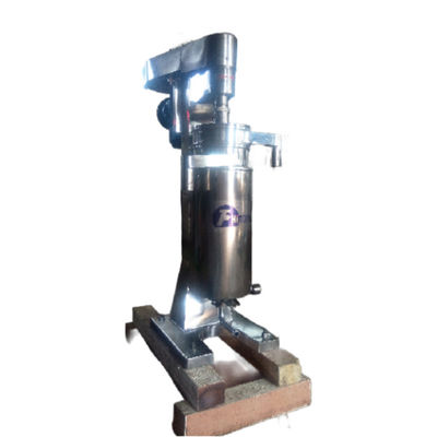 Máy ly tâm ống công nghiệp để tách các chất lỏng hỗn hợp dựa trên sự khác biệt về mật độ và xả chất rắn bằng tay