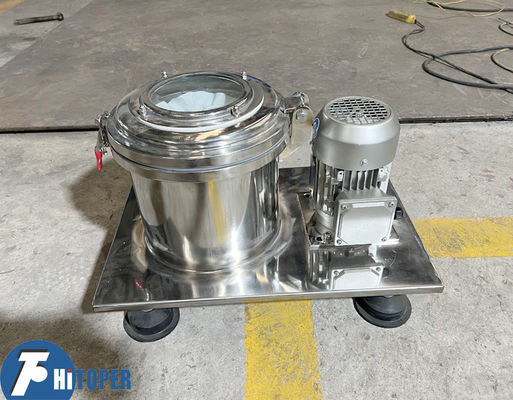 Máy tách chất lỏng rắn từ máy ly tâm nền nền với xả trên cùng và hoạt động gián đoạn để lọc ly tâm