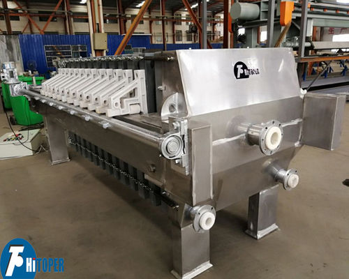 Press lọc thép không gỉ bền với SS304 SS316L tấm và các phương tiện lọc khác nhau cho ngành công nghiệp nước uống và hóa chất điện áp