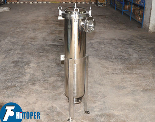 Bộ lọc túi công nghiệp có hỗ trợ giỏ thép không gỉ và thay thế túi lọc thuận tiện để lọc chất lỏng
